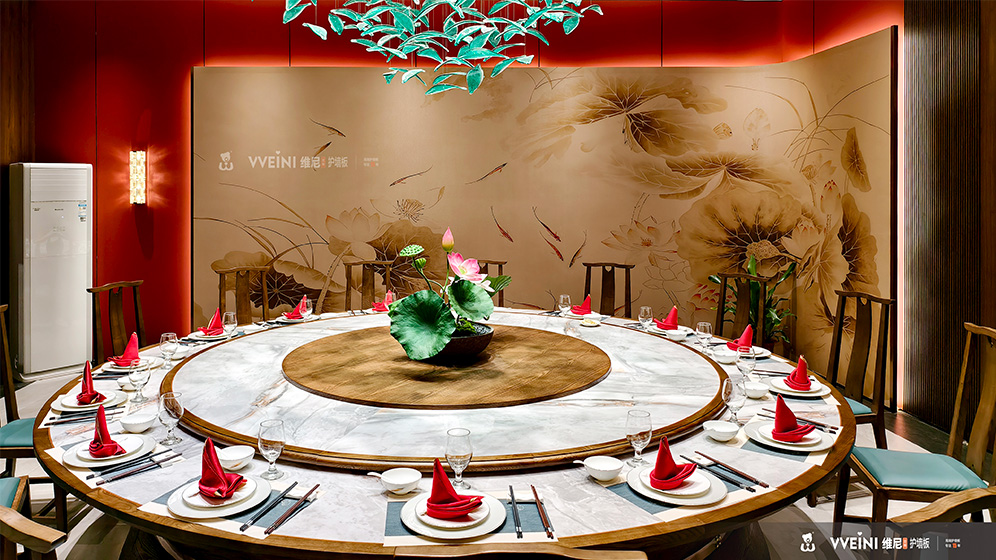 維尼護(hù)墻板丨圣龍酒家案例